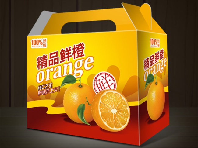 脐橙礼盒包装：精品鲜橙
